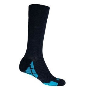 Ponožky Sensor Hiking Merino Velikost ponožek: 35-38 / Barva: černá/modrá