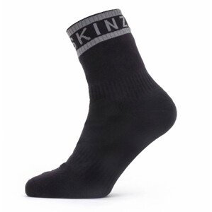 Ponožky SealSkinz WP Warm Weather Ankle Length with Hydrostop Velikost ponožek: 39-42 / Barva: černá