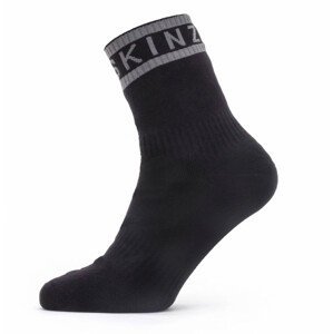 Nepromokavé ponožky SealSkinz WP Warm Weather Ankle Length with Hydrostop Velikost ponožek: 47-49 / Barva: černá
