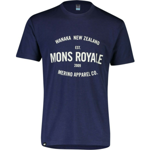 Pánské triko Mons Royale Icon T-Shirt Velikost: M / Barva: modrá