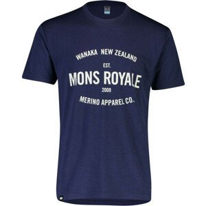Pánské triko Mons Royale Icon T-Shirt Velikost: L / Barva: modrá