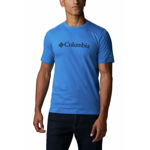 Pánské triko Columbia CSC Basic Logo-Tee Velikost: M / Barva: světle modrá