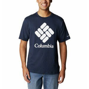 Pánské triko Columbia CSC Basic Logo Tee Velikost: XXL / Barva: tmavě modrá