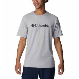 Pánské triko Columbia CSC Basic Logo Tee Velikost: XL / Barva: šedá