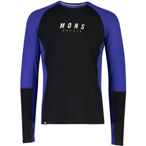 Pánské funkční triko Mons Royale Olympus 3.0 LS Velikost: XL / Barva: modrá