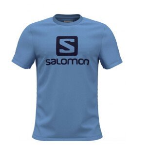 Pánské triko Salomon Outlife Logo Ss Tee M Velikost: M / Barva: modrá