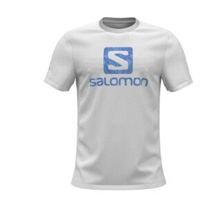 Pánské triko Salomon Outlife Logo Ss Tee M Velikost: L / Barva: bílá