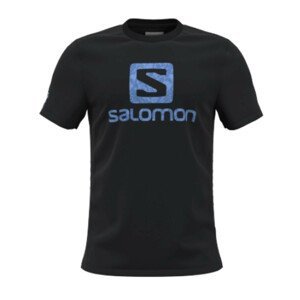 Pánské triko Salomon Outlife Logo Ss Tee M Velikost: XXL / Barva: černá