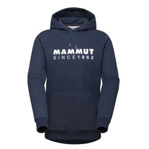 Pánská mikina Mammut Logo ML Hoody Men Velikost: M / Barva: modrá