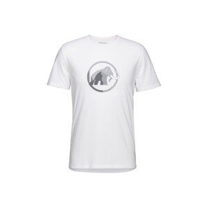 Pánské triko Mammut Mammut Logo T-Shirt Men Velikost: M / Barva: bílá