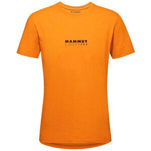 Pánské triko Mammut Mammut Logo T-Shirt Men Velikost: L / Barva: oranžová