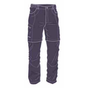 Pánské kalhoty Warmpeace Bigwash zip-off Velikost: L / Barva: šedá