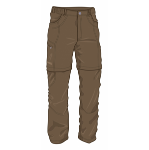 Pánské kalhoty Warmpeace Bigwash zip-off Velikost: L / Barva: hnědá
