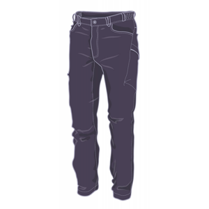 Pánské kalhoty Warmpeace Hermit Velikost: M / Barva: černá