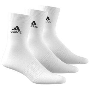 Ponožky Adidas Light Crew 3Pp Velikost ponožek: 37-39 / Barva: bílá