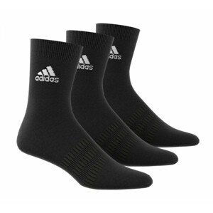 Ponožky Adidas Light Crew 3Pp Velikost ponožek: 46-48 / Barva: černá