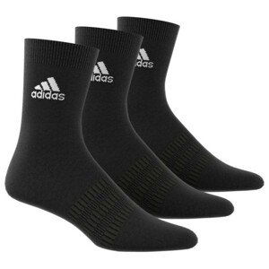 Ponožky Adidas Light Crew 3Pp Velikost ponožek: 34-36 / Barva: černá