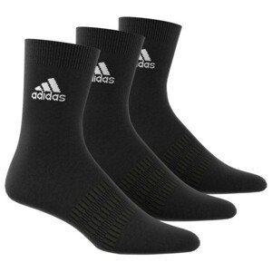 Ponožky Adidas Light Crew 3Pp Velikost ponožek: 40-42 / Barva: černá