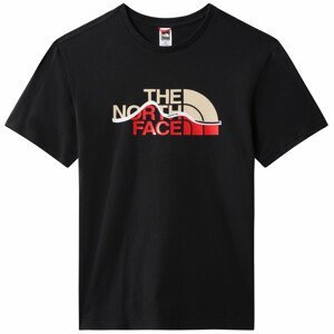 Pánské triko The North Face Mountain Line Tee - Eu Velikost: L / Barva: černá/šedá