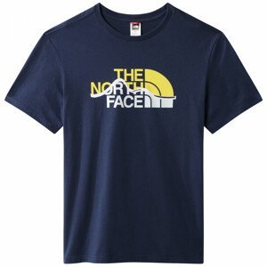 Pánské triko The North Face Mountain Line Tee - Eu Velikost: XL / Barva: světle modrá