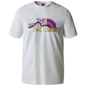 Pánské triko The North Face Mountain Line Tee - Eu Velikost: XL / Barva: bílá