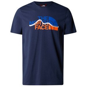 Pánské triko The North Face Mountain Line Tee - Eu Velikost: XXL / Barva: tmavě modrá
