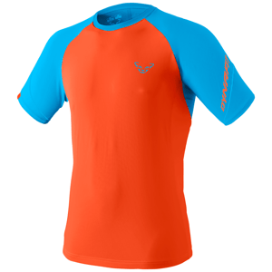 Pánské triko Dynafit Alpine Pro M S/S Tee Velikost: M / Barva: modrá/oranžová