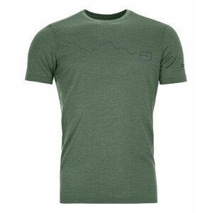 Pánské triko Ortovox 120 Tec Mountain T-Shirt M Velikost: M / Barva: zelená