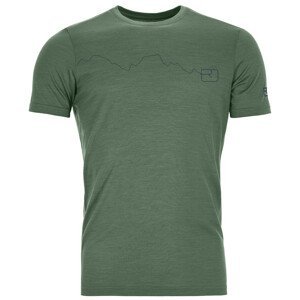 Pánské funkční triko Ortovox 120 Tec Mountain T-Shirt M Velikost: L / Barva: tmavě zelená
