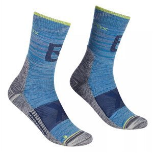 Pánské ponožky Ortovox Alpinist Pro Compr Mid Socks M Velikost ponožek: 39-41 / Barva: modrá