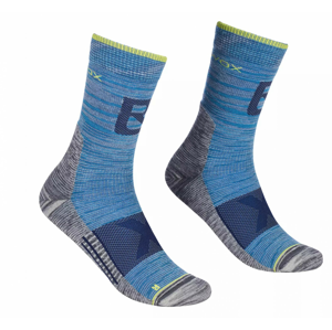Pánské ponožky Ortovox Alpinist Pro Compr Mid Socks M Velikost ponožek: 45-47 / Barva: modrá