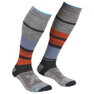 Pánské podkolenky Ortovox All Mountain Long Socks M Velikost ponožek: 39-41 / Barva: šedá