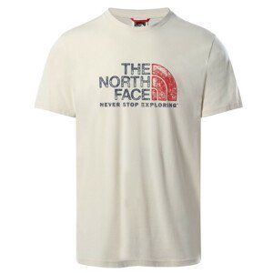 Pánské triko The North Face S/S Rust 2 Tee Velikost: M / Barva: bílá