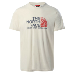 Pánské triko The North Face S/S Rust 2 Tee Velikost: L / Barva: bílá