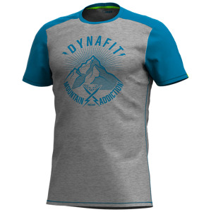 Pánské tričko Dynafit Transalper Light M S/S Tee Velikost: M / Barva: modrá/šedá