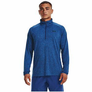 Pánské funkční triko Under Armour Tech 2.0 1/2 Zip Velikost: M / Barva: modrá/černá