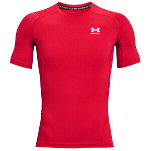 Pánské funkční triko Under Armour HG Armour Comp SS Velikost: XL / Barva: červená