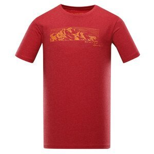 Pánské triko Alpine Pro Abic 9 Velikost: S / Barva: červená