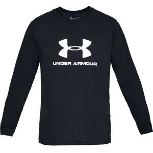 Pánské triko Under Armour Sportstyle Logo LS Velikost: S / Barva: černá