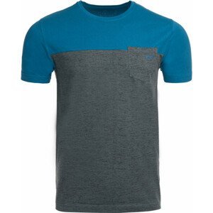 Pánské triko Alpine Pro Pravin Velikost: S / Barva: šedá/modrá
