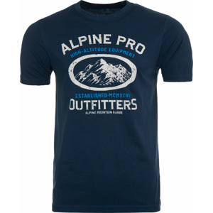 Pánské triko Alpine Pro Wennor Velikost: M / Barva: modrá