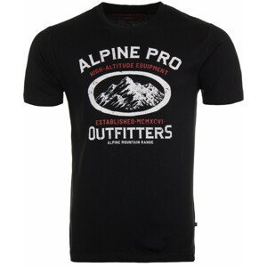 Pánské triko Alpine Pro Wennor Velikost: L / Barva: černá