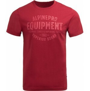 Pánské triko Alpine Pro Cauder Velikost: S / Barva: červená