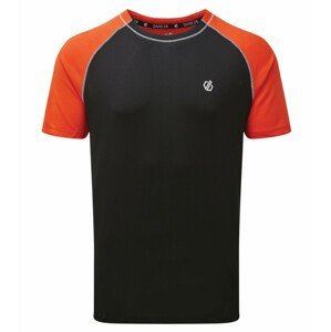 Pánské triko Dare 2b Peerless Tee Velikost: XXL / Barva: černá/oranžová