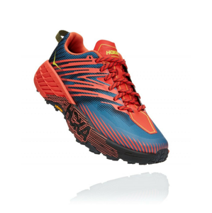 Pánské běžecké boty Hoka One One Speedgoat 4 Velikost bot (EU): 42 / Barva: modrá/oranžová