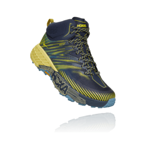 Pánské běžecké boty Hoka One One Speedgoat Mid 2 Gtx Velikost bot (EU): 44 / Barva: modrá/žlutá