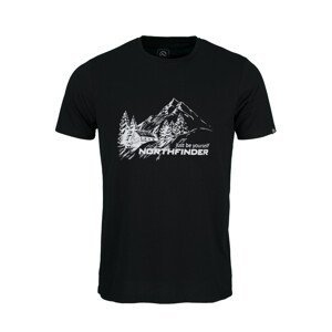 Pánské triko Northfinder Shane Velikost: L / Barva: černá