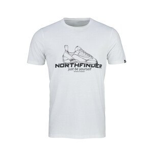Pánské triko Northfinder Allan Velikost: XXL / Barva: bílá
