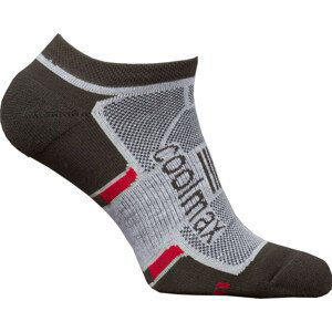 Ponožky High Point Active 2.0 Invisible Socks Velikost ponožek: 47-50 / Barva: černá/červená