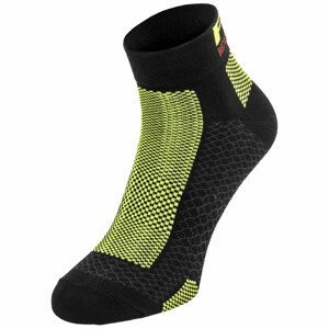 Cyklistické ponožky R2 Easy Velikost ponožek: 35-38 / Barva: černá/žlutá